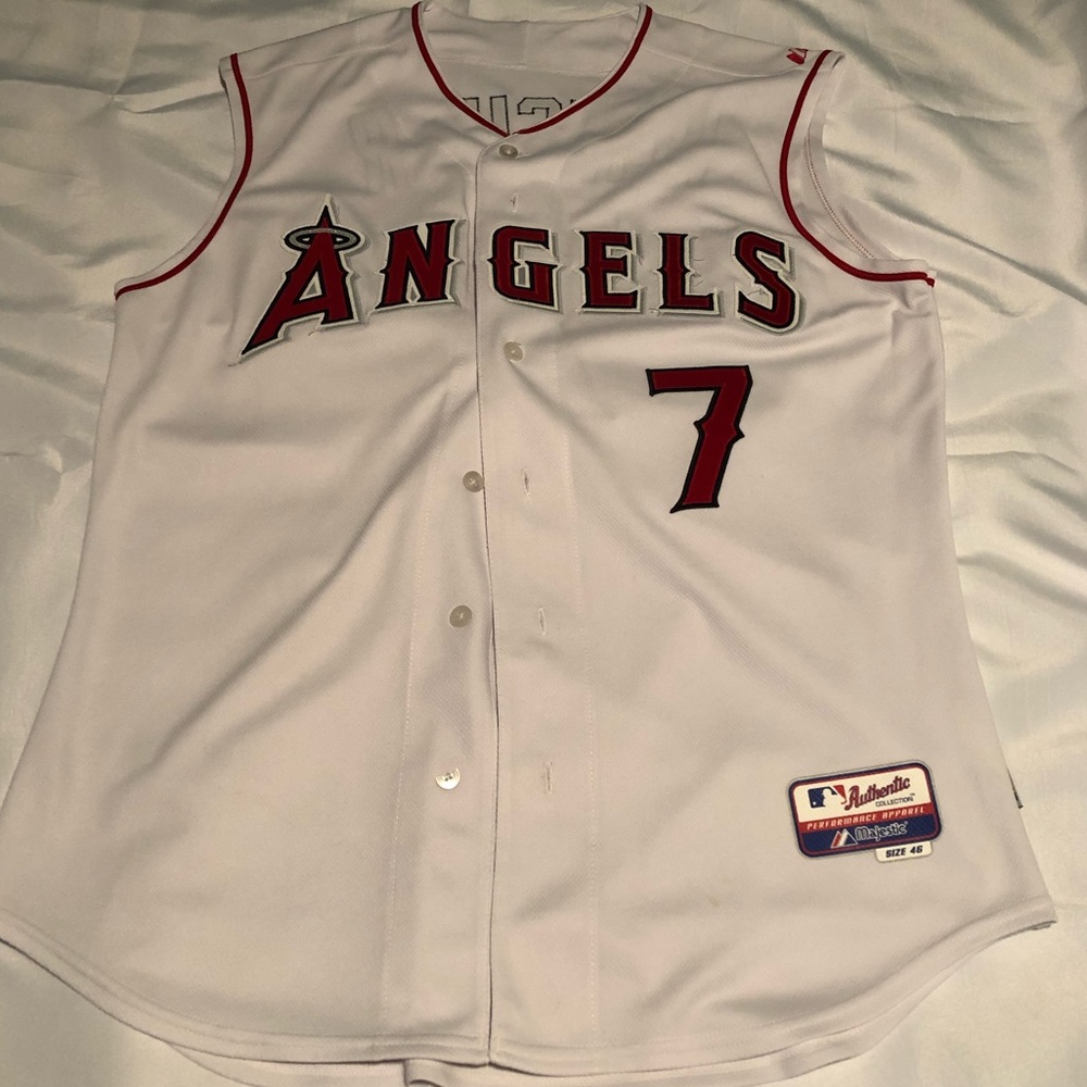 Vintage Game Worn Anaheim Angels Mickey Hatcher #7 Jersey